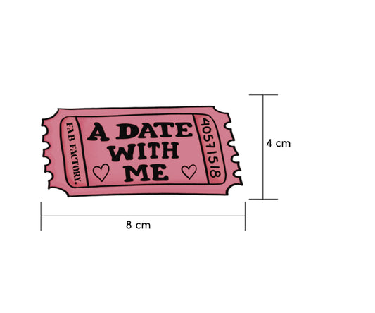 A date with me Sticker