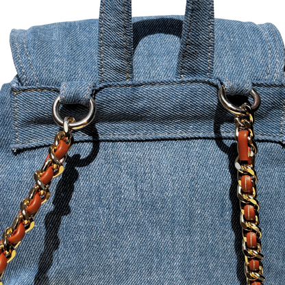 Lulu Backbag: Denim