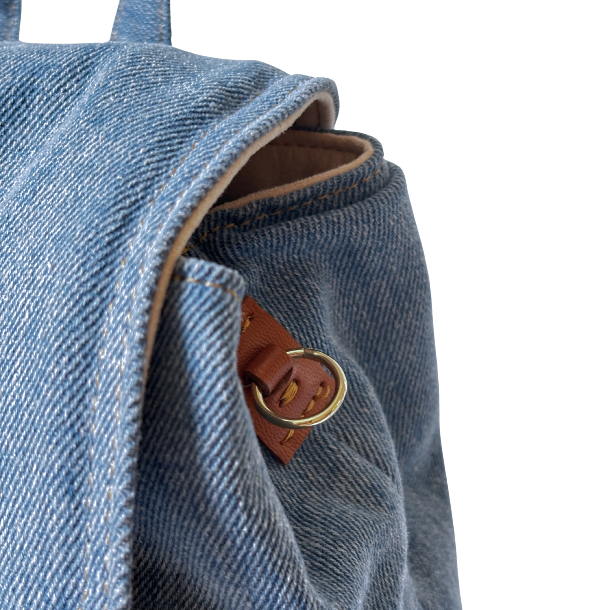 Lulu Backbag: Denim
