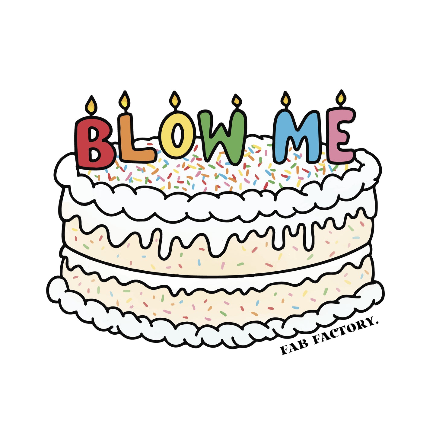 Blow me cake