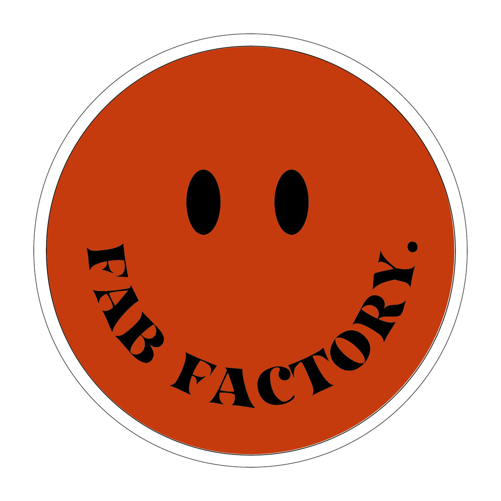 Fab Factory. Red Smiley
