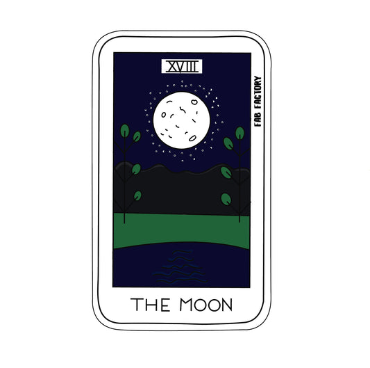 The Moon TAROT Sticker