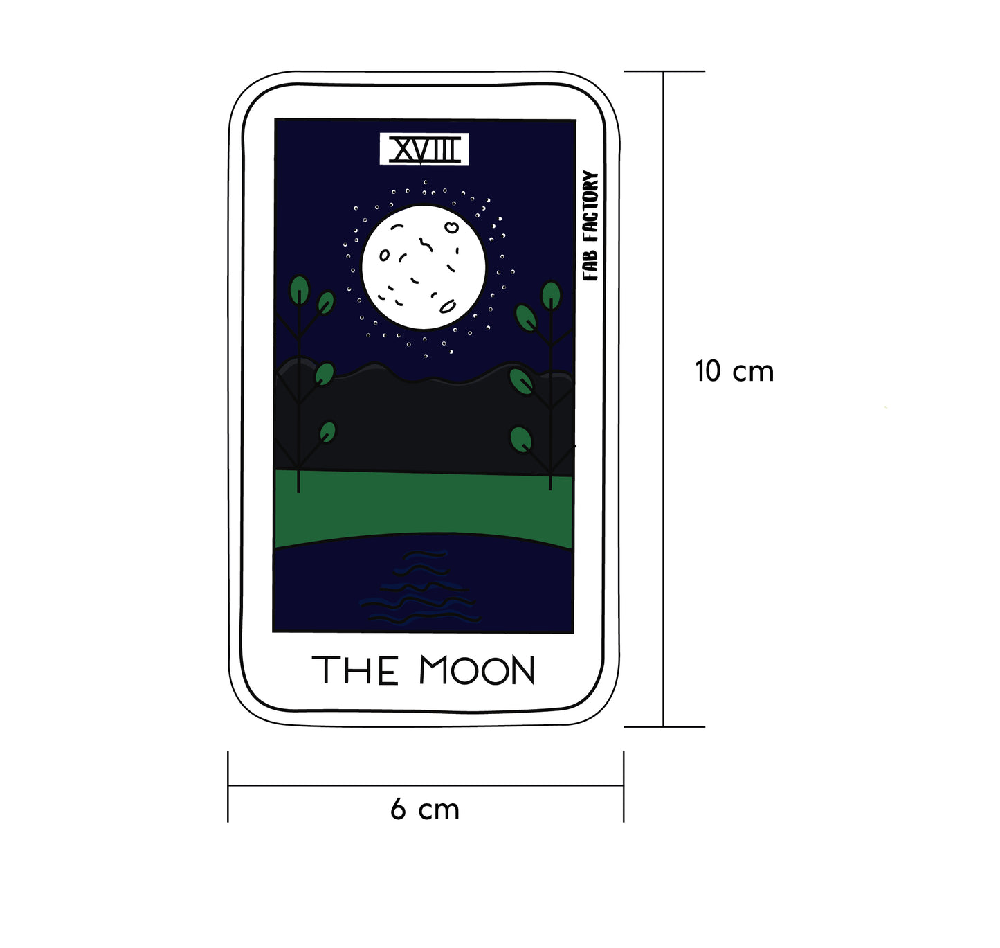 The Moon TAROT Sticker